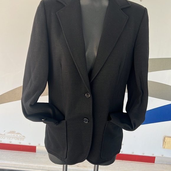 I Magnin  Marchesa Di Gresy 100% Wool fitted jacket Made in Italy woman sz 8 - Picture 4 of 7